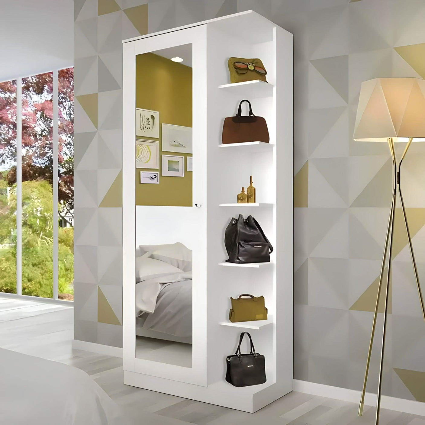 جزامة ام دي اف 80*40*190 سم - TOD48 Top Wood